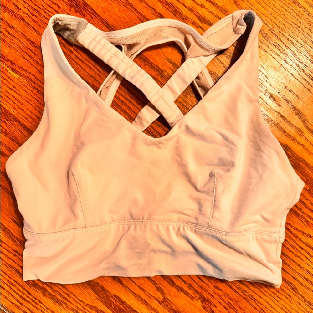 Women's white Sports Bra